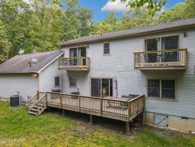 Come enjoy lake life in this elegant Cape cod 3 bedroom 2.5 bath on Paupack Hills Golf and Country Club in Pennsylvania - for sale on GolfHomes.com, golf home, golf lot