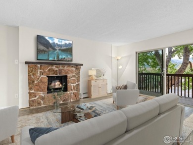 Easy Mountain Living! Kick back and enjoy life in this 2-bedroom on Lake Estes Golf Course in Colorado - for sale on GolfHomes.com, golf home, golf lot