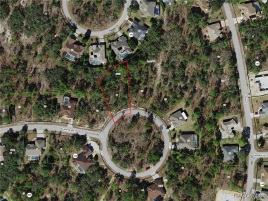 Beautiful 70 x 120 lot on cul sac street with Northern rear on Sugarmill Woods Golf and Country Club in Florida - for sale on GolfHomes.com, golf home, golf lot