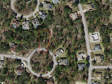 Beautiful 70 x 120 lot on cul sac street with Northern rear on Sugarmill Woods Golf and Country Club in Florida - for sale on GolfHomes.com, golf home, golf lot