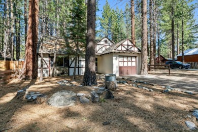 Welcome to your charming single-level Tudor-style cabin located on Bijou Golf Course in California - for sale on GolfHomes.com, golf home, golf lot