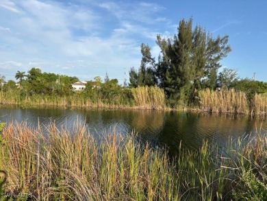 Great 100'+ wide fresh water canal features a lovely view on Burnt Store Golf Club in Florida - for sale on GolfHomes.com, golf home, golf lot