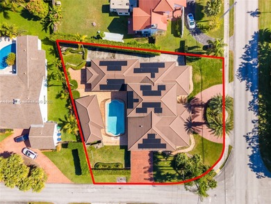 Distinguished luxury estate in South Miami, just 4 minutes from on Briar Bay Golf Course in Florida - for sale on GolfHomes.com, golf home, golf lot