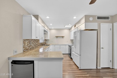 Beautifully updated 3-bedroom, 2-bath home in the heart of Sun on PalmBrook Country Club in Arizona - for sale on GolfHomes.com, golf home, golf lot