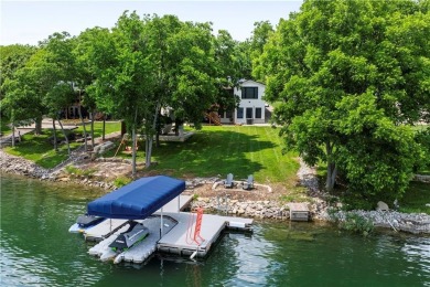 ABSOLUTELY GORGEOUS RANCH ON THE LAKE WITH FLOATING DOCK!!! Best on Linn Valley Lakes - Deer Trace Golf Course in Kansas - for sale on GolfHomes.com, golf home, golf lot