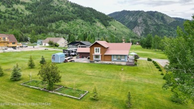 This expansive 5 bed, 3 bath log home offers a perfect blend of on Cedar Creek Golf Course in Wyoming - for sale on GolfHomes.com, golf home, golf lot