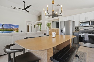 This beautifully designer-decorated 4-bedroom, 3-bath home with on Indian Palms Country Club and Resort in California - for sale on GolfHomes.com, golf home, golf lot