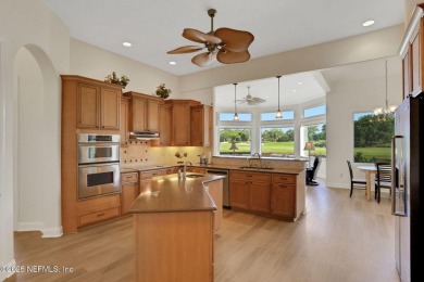 Discover luxury living in this meticulously maintained 3-bedroom on King and Bear Golf Course/World Golf Village in Florida - for sale on GolfHomes.com, golf home, golf lot