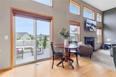 Wake up to breathtaking sunrise views over the adjacent golf on Boulder Pointe Golf Club in Minnesota - for sale on GolfHomes.com, golf home, golf lot