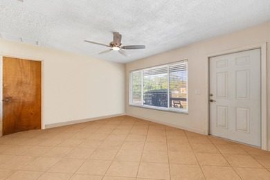 This 2 bedroom, 1 bath CBS home boasts a prime location within on McArthur Golf Club in Florida - for sale on GolfHomes.com, golf home, golf lot