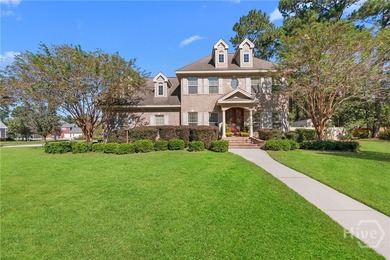 Stunning luxury custom home situated on a lovely corner lot on Lost Plantation Golf Club in Georgia - for sale on GolfHomes.com, golf home, golf lot