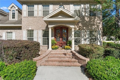 Stunning luxury custom home situated on a lovely corner lot on Lost Plantation Golf Club in Georgia - for sale on GolfHomes.com, golf home, golf lot