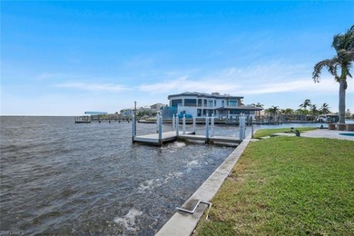 Coastal Waterfront Retreat with Panoramic Estero Bay Views & on Fort Myers Beach and Golf Club in Florida - for sale on GolfHomes.com, golf home, golf lot
