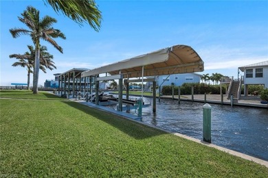 Coastal Waterfront Retreat with Panoramic Estero Bay Views & on Fort Myers Beach and Golf Club in Florida - for sale on GolfHomes.com, golf home, golf lot