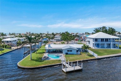 Coastal Waterfront Retreat with Panoramic Estero Bay Views & on Fort Myers Beach and Golf Club in Florida - for sale on GolfHomes.com, golf home, golf lot