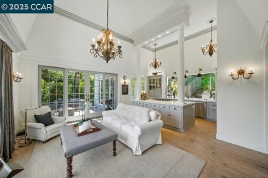 Perched above the 5th Fairway of Orinda Country Club, this on Orinda Country Club in California - for sale on GolfHomes.com, golf home, golf lot