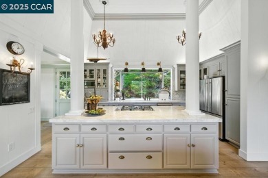 Perched above the 5th Fairway of Orinda Country Club, this on Orinda Country Club in California - for sale on GolfHomes.com, golf home, golf lot