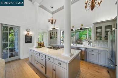 Perched above the 5th Fairway of Orinda Country Club, this on Orinda Country Club in California - for sale on GolfHomes.com, golf home, golf lot
