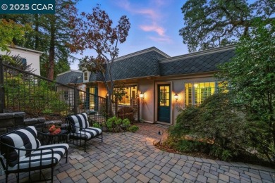 Perched above the 5th Fairway of Orinda Country Club, this on Orinda Country Club in California - for sale on GolfHomes.com, golf home, golf lot
