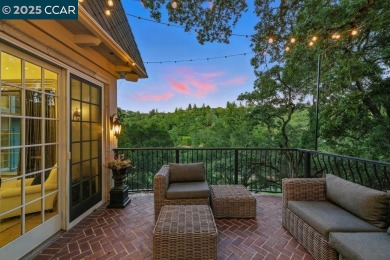 Perched above the 5th Fairway of Orinda Country Club, this on Orinda Country Club in California - for sale on GolfHomes.com, golf home, golf lot