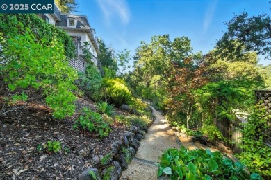 Perched above the 5th Fairway of Orinda Country Club, this on Orinda Country Club in California - for sale on GolfHomes.com, golf home, golf lot