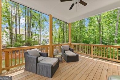 Discover luxury living in this barely lived-in gem nestled in on Traditions of Braselton Golf Club in Georgia - for sale on GolfHomes.com, golf home, golf lot