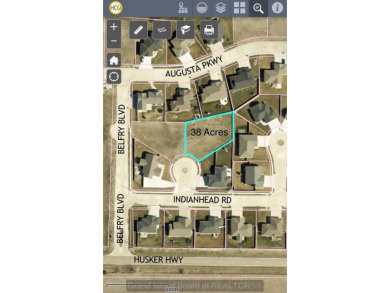 This expansive residential lot is the perfect canvas for your on Indianhead Golf Club in Nebraska - for sale on GolfHomes.com, golf home, golf lot