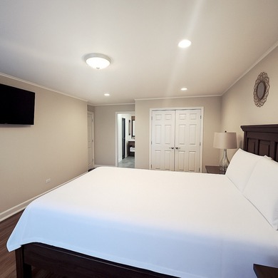 Experience refined living in this beautifully updated 2-bedroom on Old Orchard Country Club in Illinois - for sale on GolfHomes.com, golf home, golf lot