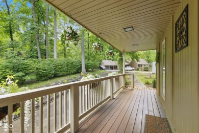 Nestled on the tranquil shores of a private lake, this elegant on Foxcliff Golf Club in Indiana - for sale on GolfHomes.com, golf home, golf lot