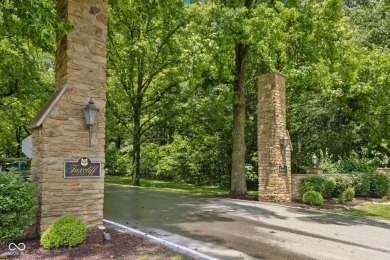 Nestled on the tranquil shores of a private lake, this elegant on Foxcliff Golf Club in Indiana - for sale on GolfHomes.com, golf home, golf lot