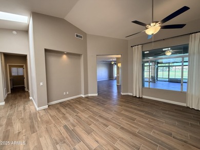 Experience refined desert living on the 13th fairway of Desert on Desert Trails in Arizona - for sale on GolfHomes.com, golf home, golf lot