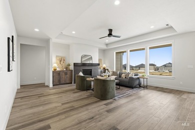 Thoughtfully designed single-level floor plan offers 3 bedrooms on Hunters Point Golf Club in Idaho - for sale on GolfHomes.com, golf home, golf lot