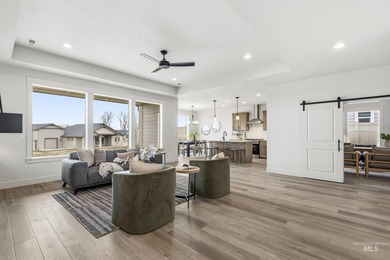 Thoughtfully designed single-level floor plan offers 3 bedrooms on Hunters Point Golf Club in Idaho - for sale on GolfHomes.com, golf home, golf lot