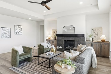 Thoughtfully designed single-level floor plan offers 3 bedrooms on Hunters Point Golf Club in Idaho - for sale on GolfHomes.com, golf home, golf lot