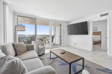 Beautifully maintained 2-bedroom, 2-bath waterfront condo on Sandpiper Cove Golf Course in Florida - for sale on GolfHomes.com, golf home, golf lot