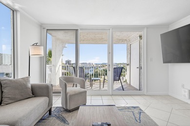 Beautifully maintained 2-bedroom, 2-bath waterfront condo on Sandpiper Cove Golf Course in Florida - for sale on GolfHomes.com, golf home, golf lot