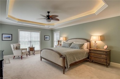 Exquisite offering in Salem Glen, overlooking the 14th Hole on Salem Glen Country Club in North Carolina - for sale on GolfHomes.com, golf home, golf lot