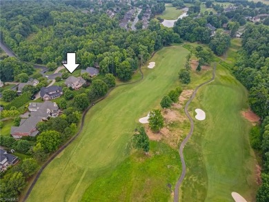 Exquisite offering in Salem Glen, overlooking the 14th Hole on Salem Glen Country Club in North Carolina - for sale on GolfHomes.com, golf home, golf lot