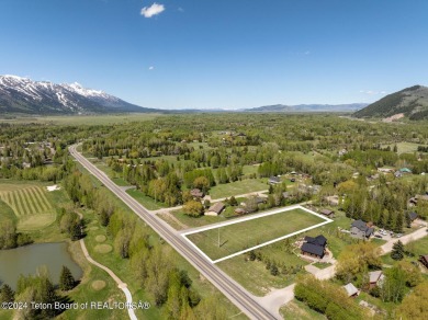 Rare vacant lot opportunity on the westbank of the Snake River on Teton Pines Golf Club in Wyoming - for sale on GolfHomes.com, golf home, golf lot