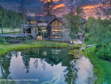 LUXURIOUS MOUNTAIN RETREAT IN THE TETON SPRINGS GOLF COMMUNITY on Teton Springs Resort and Club in Idaho - for sale on GolfHomes.com, golf home, golf lot