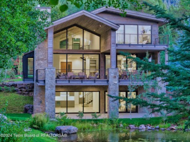 LUXURIOUS MOUNTAIN RETREAT IN THE TETON SPRINGS GOLF COMMUNITY on Teton Springs Resort and Club in Idaho - for sale on GolfHomes.com, golf home, golf lot