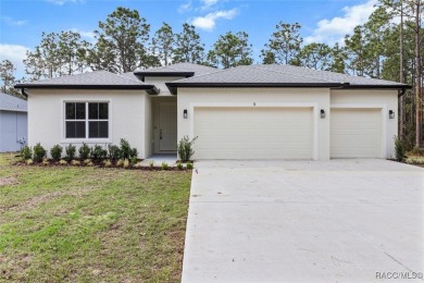 Absolutely stunning Brand-New construction 4-Bedroom 3-Bathroom on Sugarmill Woods Golf and Country Club in Florida - for sale on GolfHomes.com, golf home, golf lot