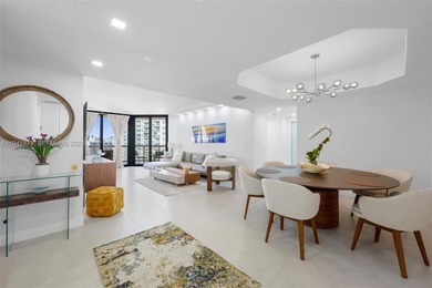 Stunning Intercoastal condo with ocean, golf, and Intracoastal on Turnberry Isle Resort and Club in Florida - for sale on GolfHomes.com, golf home, golf lot