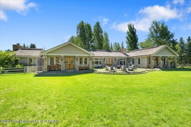 Immerse yourself in a private Jackson Hole estate, surrounded by on Jackson Hole Golf and Tennis Club in Wyoming - for sale on GolfHomes.com, golf home, golf lot