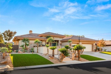 Nestled within the prestigious guard-gated Anthem Country Club on Rio Secco Golf Club in Nevada - for sale on GolfHomes.com, golf home, golf lot