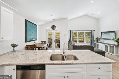Ready to call this recently built home in Lake Arrowhead on The Highlands Course at Lake Arrowhead in Georgia - for sale on GolfHomes.com, golf home, golf lot
