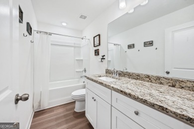 Ready to call this recently built home in Lake Arrowhead on The Highlands Course at Lake Arrowhead in Georgia - for sale on GolfHomes.com, golf home, golf lot