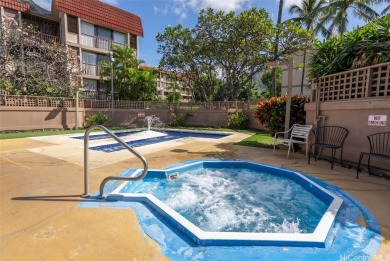 Step into serenity with this inviting 2-bedroom, 1-bathroom on Makaha Valley Country Club in Hawaii - for sale on GolfHomes.com, golf home, golf lot