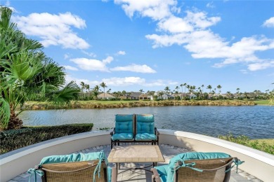 This stunning courtyard pool home with serene lake views has on Orchid Island Golf and Beach Club in Florida - for sale on GolfHomes.com, golf home, golf lot