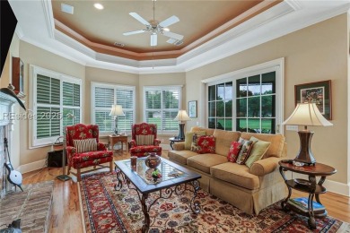 Custom Belfair home on Cumberland Dr with lagoon to golf course on Belfair Golf Club in South Carolina - for sale on GolfHomes.com, golf home, golf lot